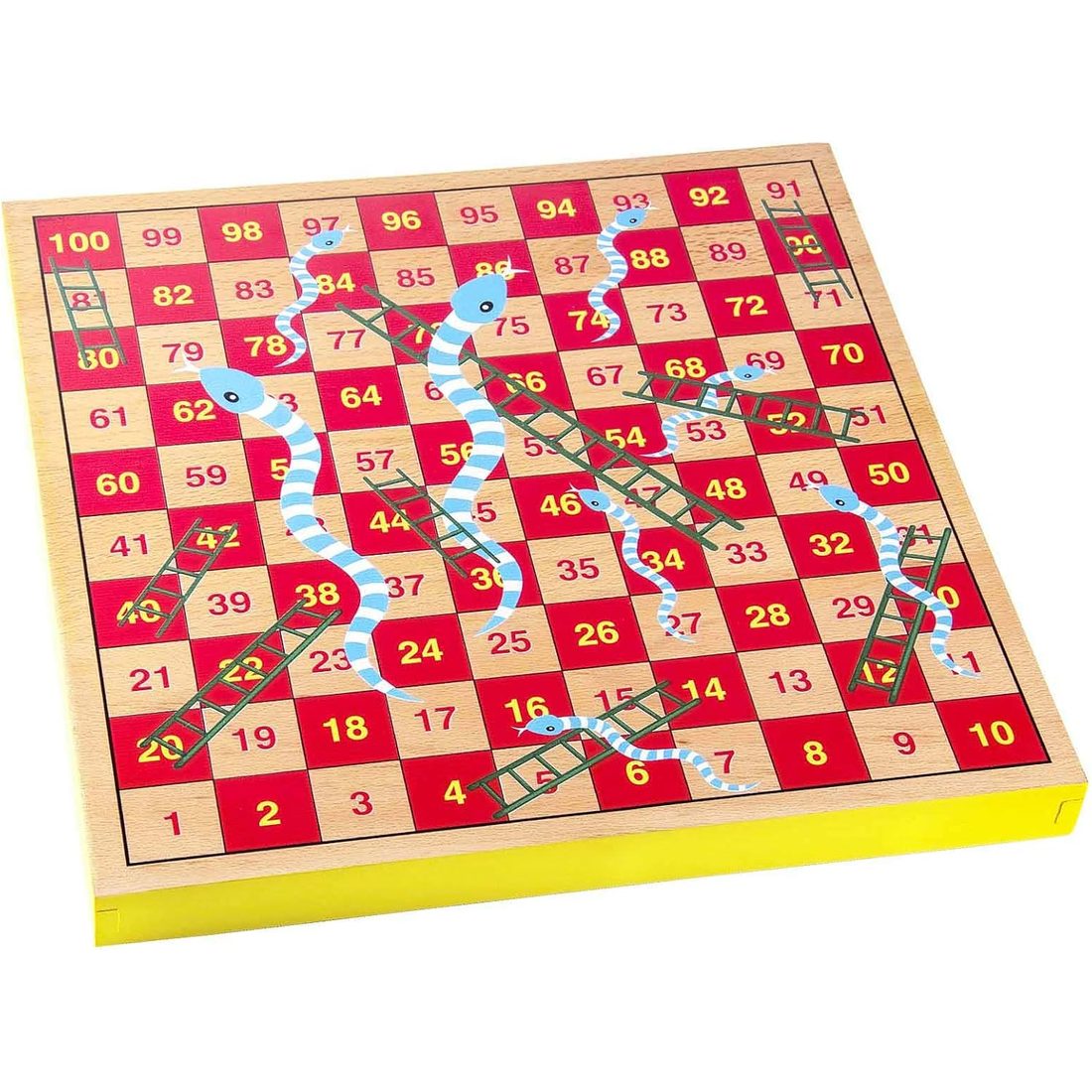 AMEROUS 12" Reversible Ludo & Snakes and Ladders Board, view 5