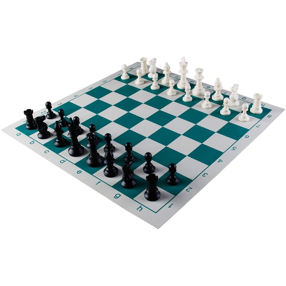 AMEROUS 17" Roll-Up Travel Chess Set in Carry Tube