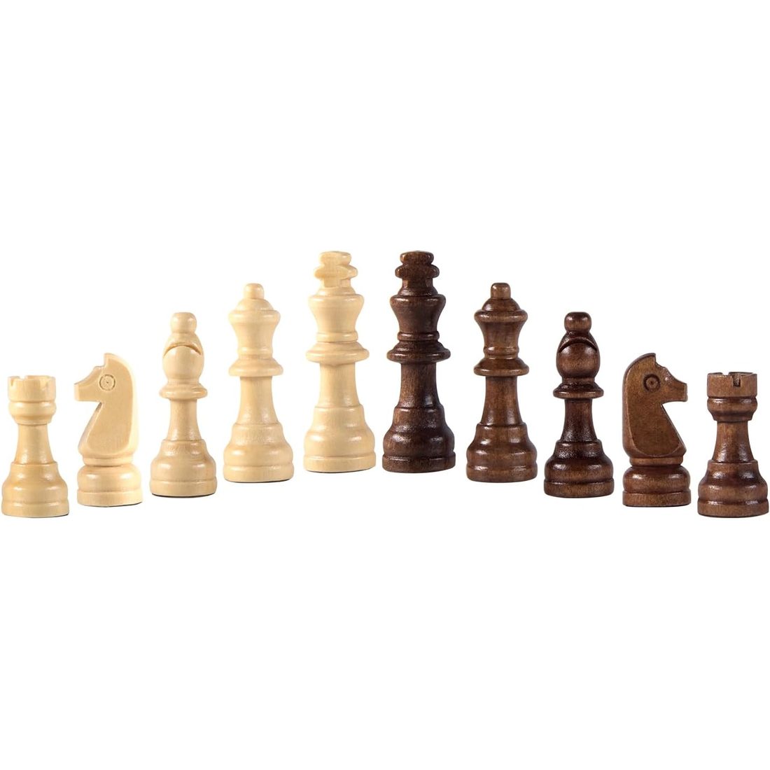 AMEROUS Magnetic Wooden Chess Pieces, 2.2" King, 2 Bags, view 5