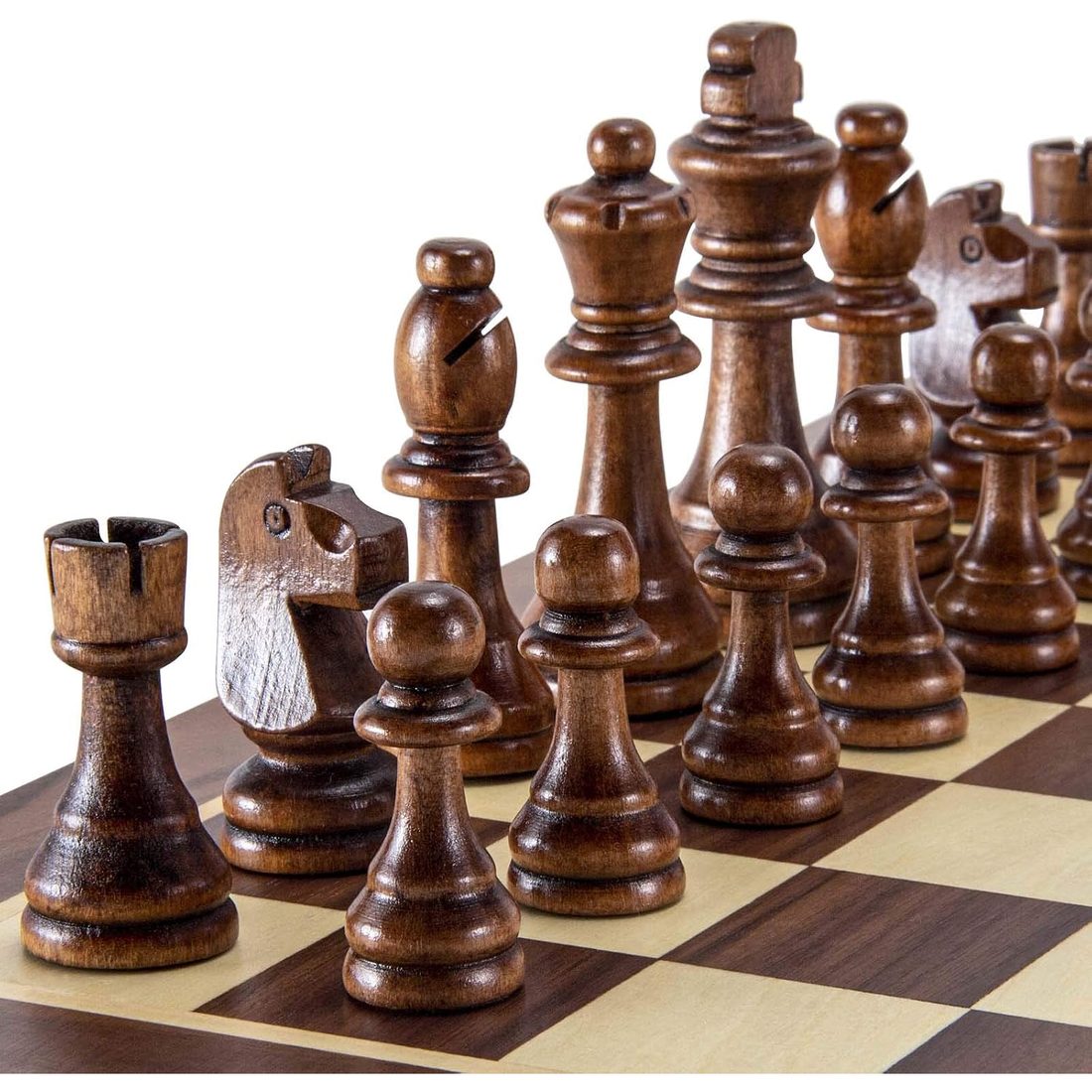 AMEROUS Tournament Staunton Chess Pieces, 3.5" King